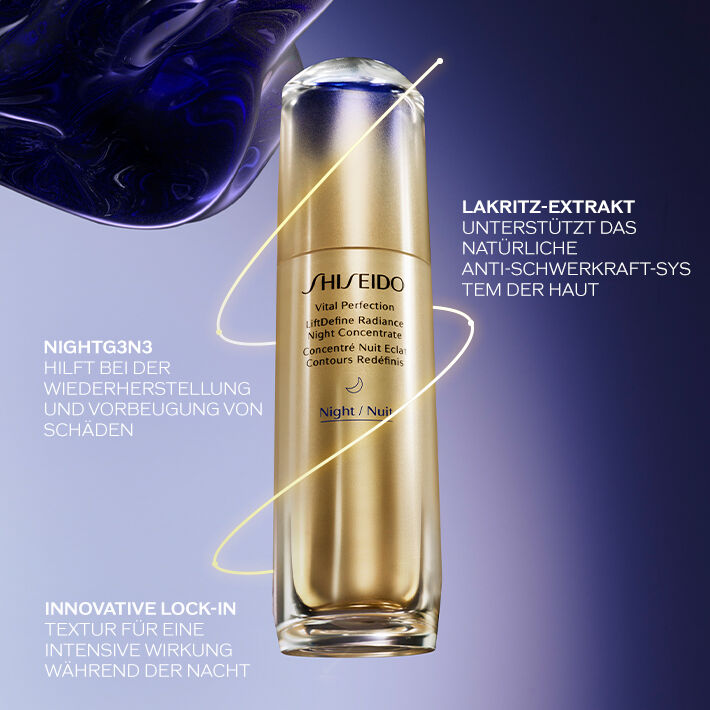 LiftDefine Radiance Night Concentrate Shiseido - Intensiver Nacht