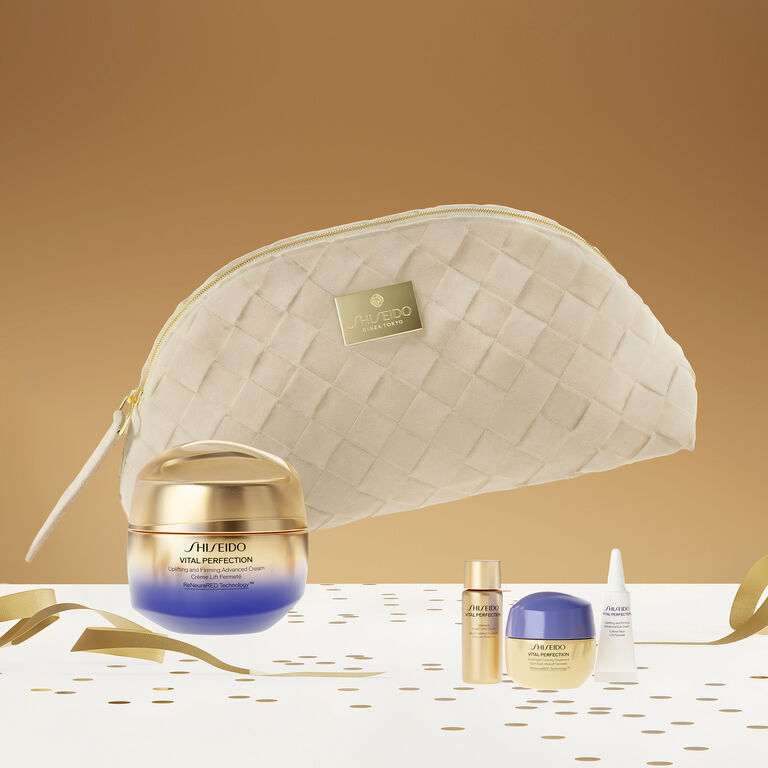 VITAL PERFECTION ADVANCED CREAM HOLIDAY POUCH SET, 