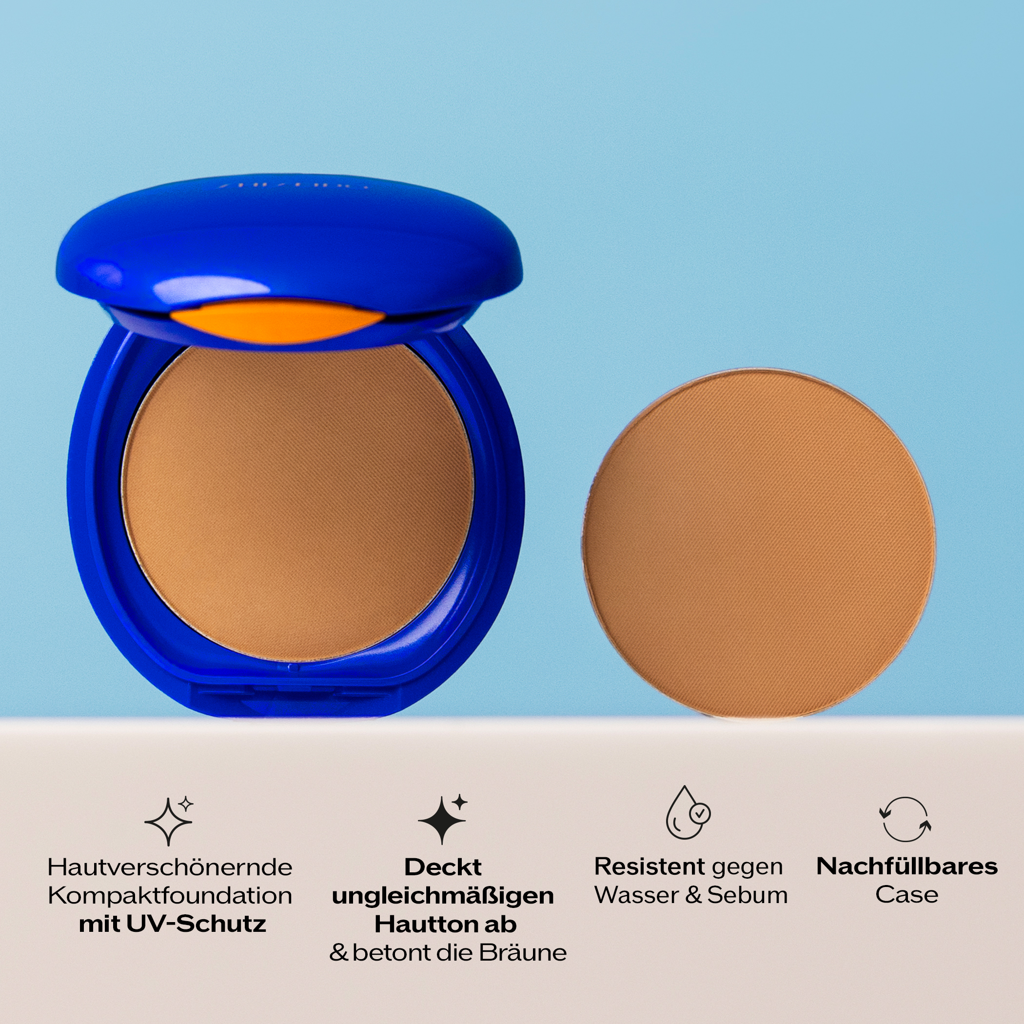UV Protective Compact Foundation SPF30, MEDIUM BEIGE
