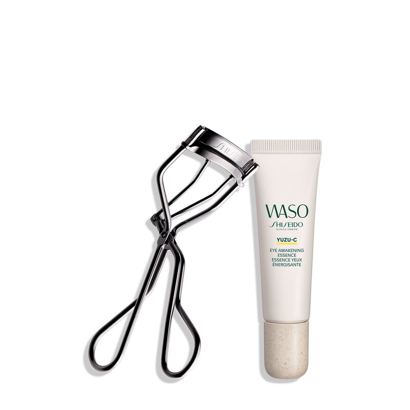 Eyelash Curler & WASO YUZU-C Eye Awakening Essence Bundle, 