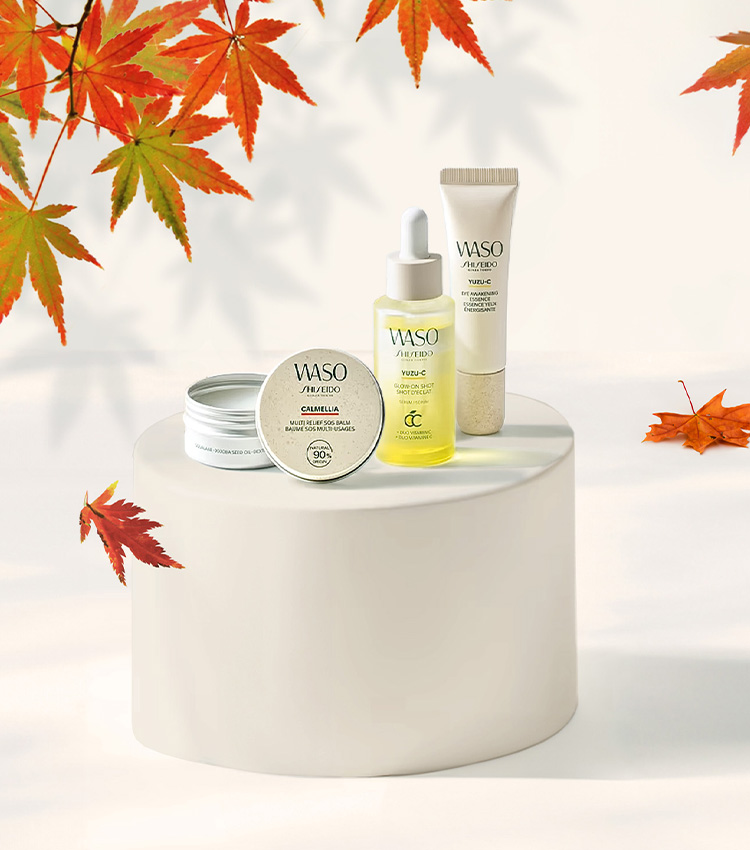 Schütze jetzt Deine Haut vor der kalten Jahreszeit mit unseren WASO-Produkten! Entdecke die YUZU-C Eye Awakening Essence, den YUZU-C Glow-On Shot sowie unseren neuen CALMELLIA Multi-Relief SOS Balm.