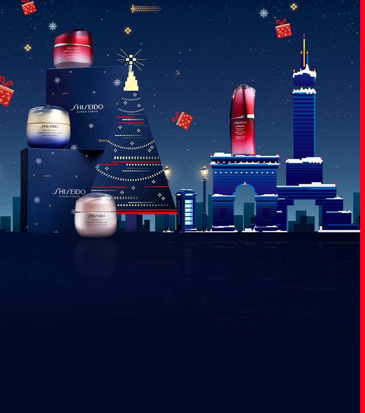 Weihnachtssets. Pünktlich zu Weihnachten nimmt Shiseido Dich mit auf eine magische Reise nach Tokio! Entdecke unsere Sets und mache Deinen Liebsten eine Freude.