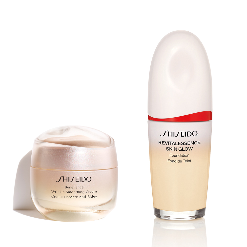 Benefiance Wrinkle Soothing Creme & Revitalessence Skin Glow Bundle, 