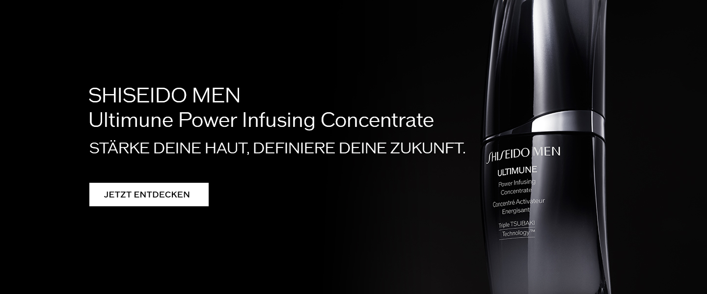 SHISEIDO MEN Ultimune Power Infusing Concentrate LIVEN UP YOUR LOOK OWN YOUR FUTURE DETAILS ANZEIGEN